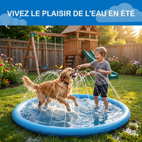 Canicool™ — Tapis Sprinkler Aquatique pour Chien